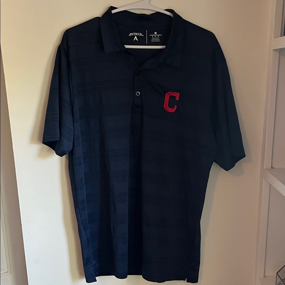 Antigua Men's Cleveland Indians / Guardians Polo